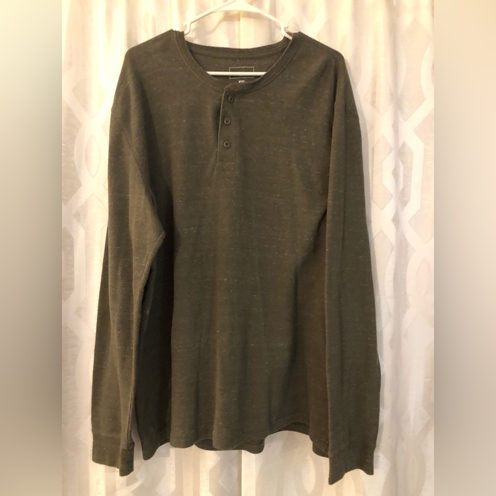 Men’s XXL Waffle Knit Long Sleeve
